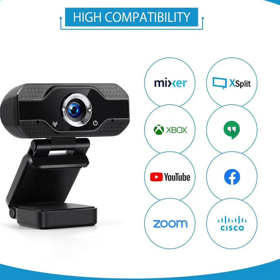 Webcam Toàn Bộ HD 1080P V8 Kèm Micro Tiện Dụng | BigBuy360 - bigbuy360.vn