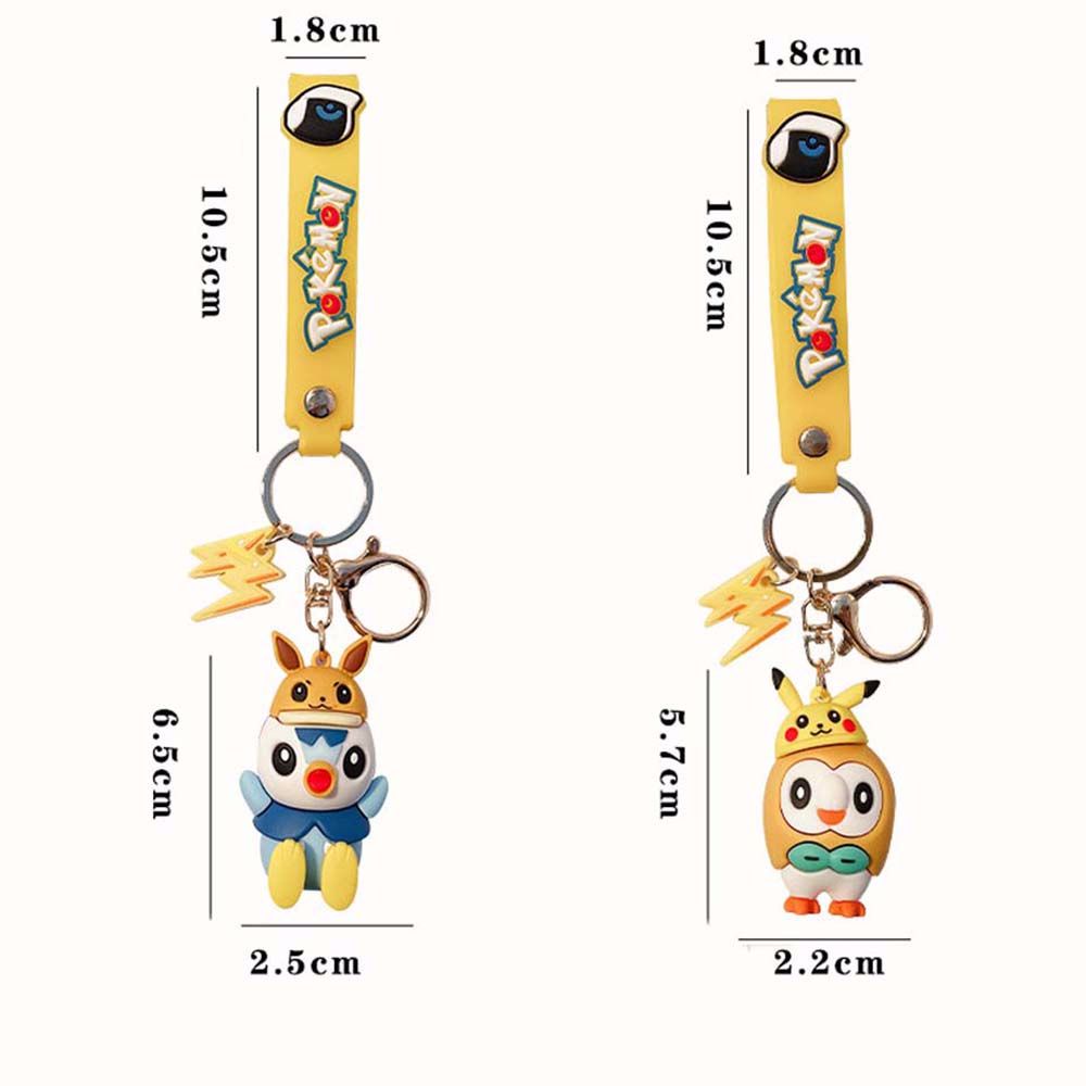 Móc Chìa Khóa Hình Pokemon Hoạt Hình Dễ Thương