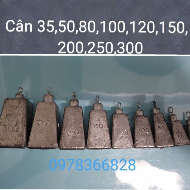 0,5 kg CHÌ VUÔNG QUẢ CÂN CÓ MÓC