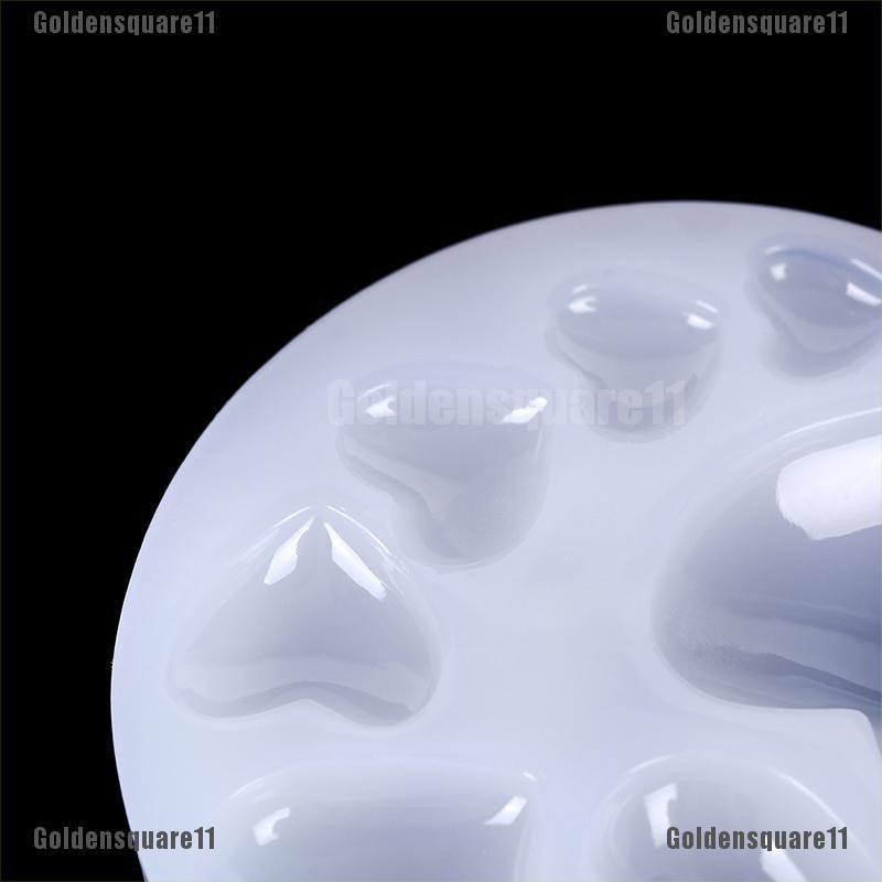 Khuôn Silicone Hình Trái Tim Làm Trang Sức DIY