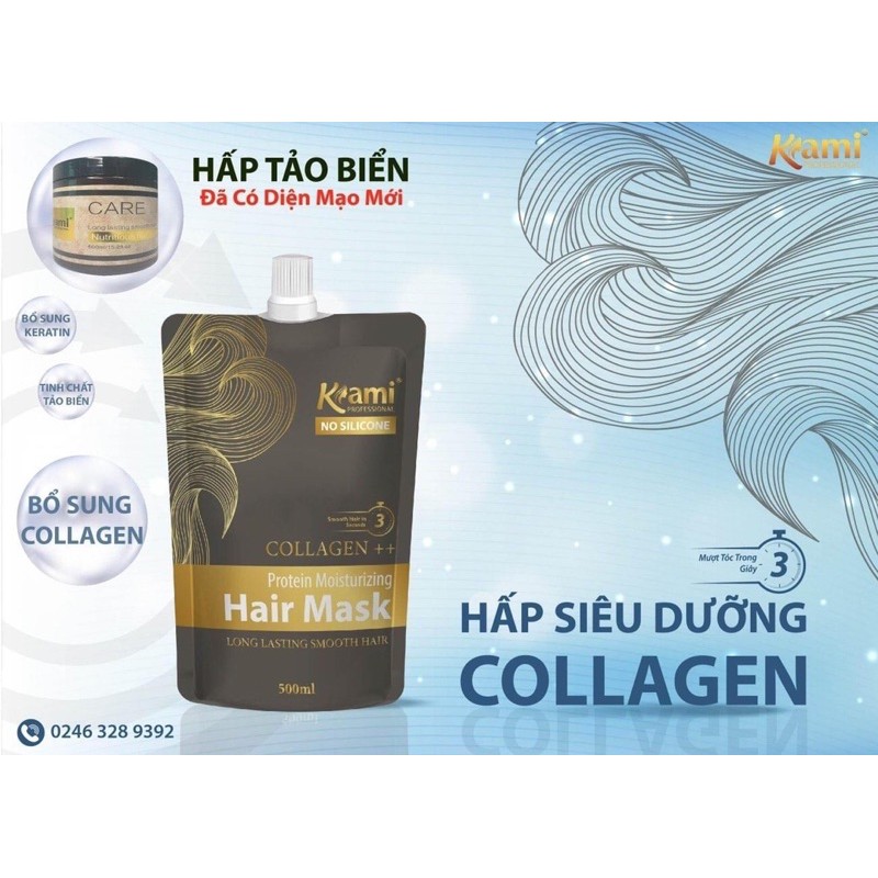 Hấp phục hồi tảo biển Kami - Tinh chất tảo biển, chống rụng tóc, kích thích mọc tóc. | BigBuy360 - bigbuy360.vn