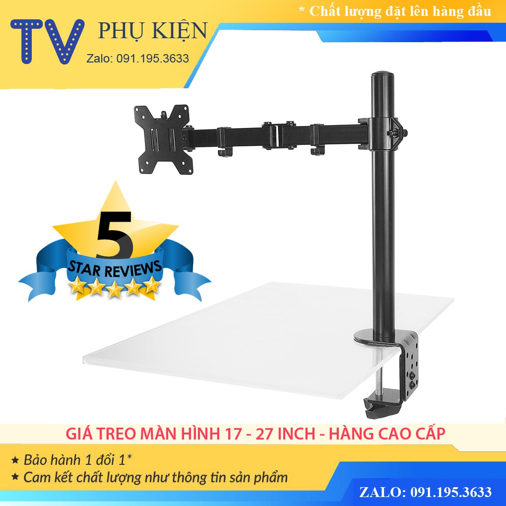 Giá treo màn hình cao cấp M051 17 - 27 inch / Giá đỡ màn hình xoay 360 độ