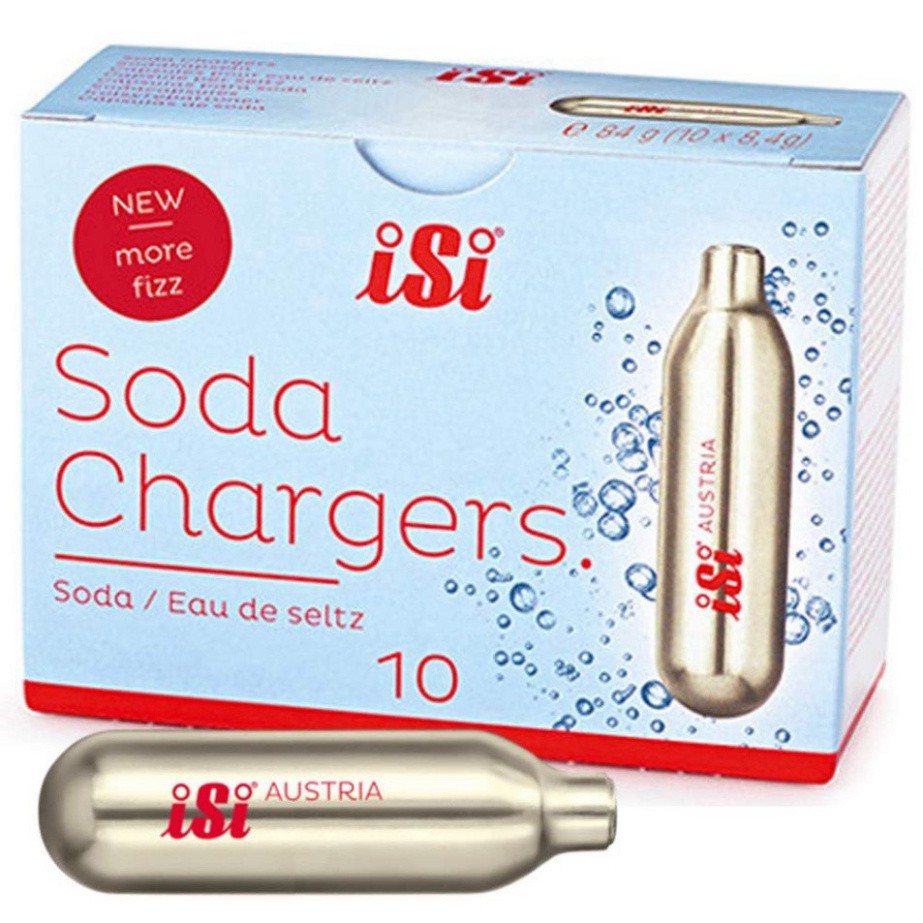 Hộp Gas ISI N2O (10 Viên) Dùng Cho Bình Xịt Soda ISI