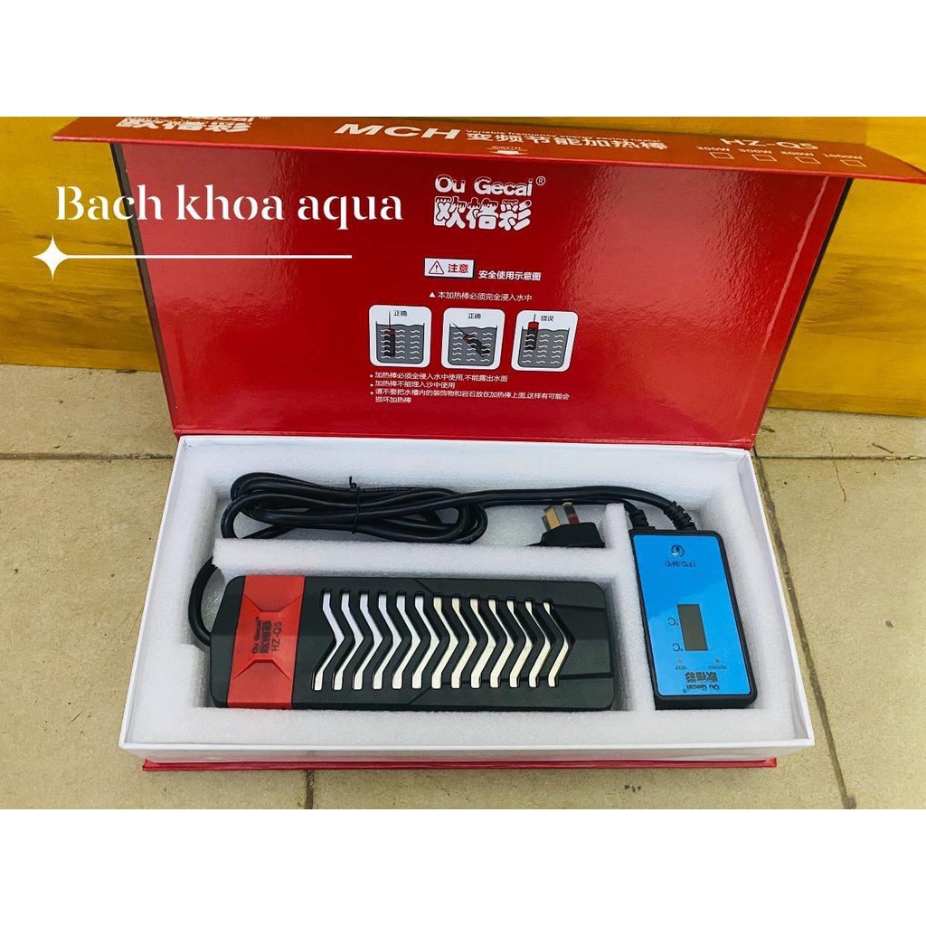 Sưởi cao cấp HZ-Q5 đủ công suất cho bể cá