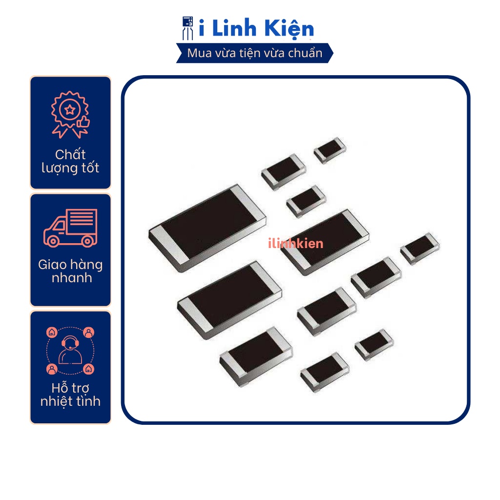 Điện trở dán 1206 1/4W 5.1K - 27K 1% chất lượng tốt