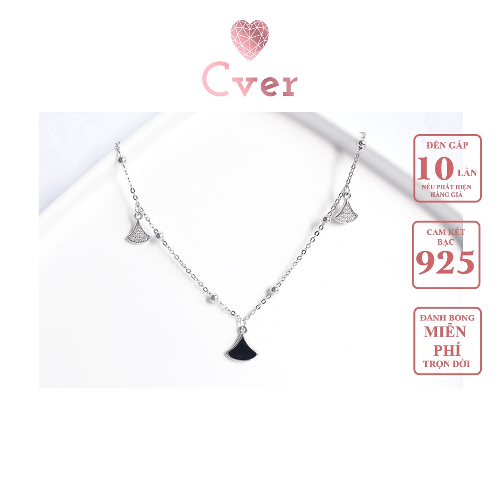 Lắc chân bạc Cver Silver S925 chi tiết hình quạt LC-B98