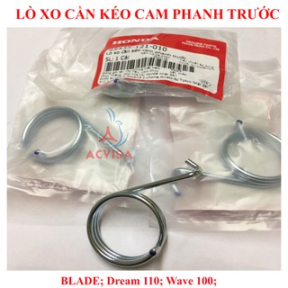 Lò xo cần kéo cam phanh trước dùng cho xe BLADE; Dream 110; Wave 100; (45435-121-010 )