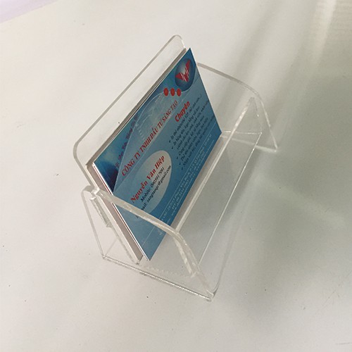 KỆ MICA ĐỂ DANH THIẾP 2 TẦNG (mẫu dán) B04