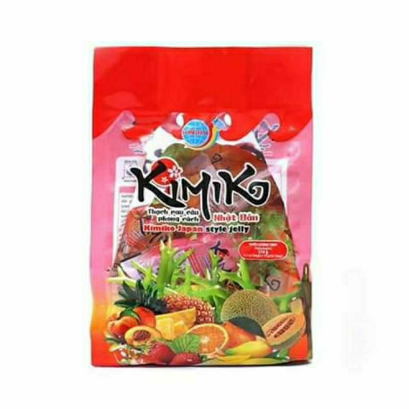 thạch zai kimoko long hải thạch rau câu phong cách nhật bản túi 216g