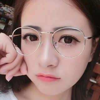 Kính oval gọng sắt