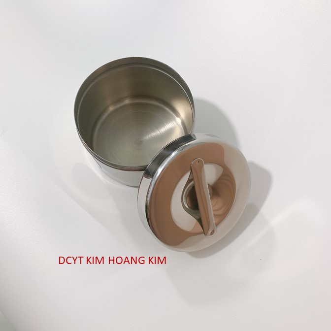 Hộp đựng gòn trung  hộp lưu mẫu inox 304 sản xuất tại Việt Nam