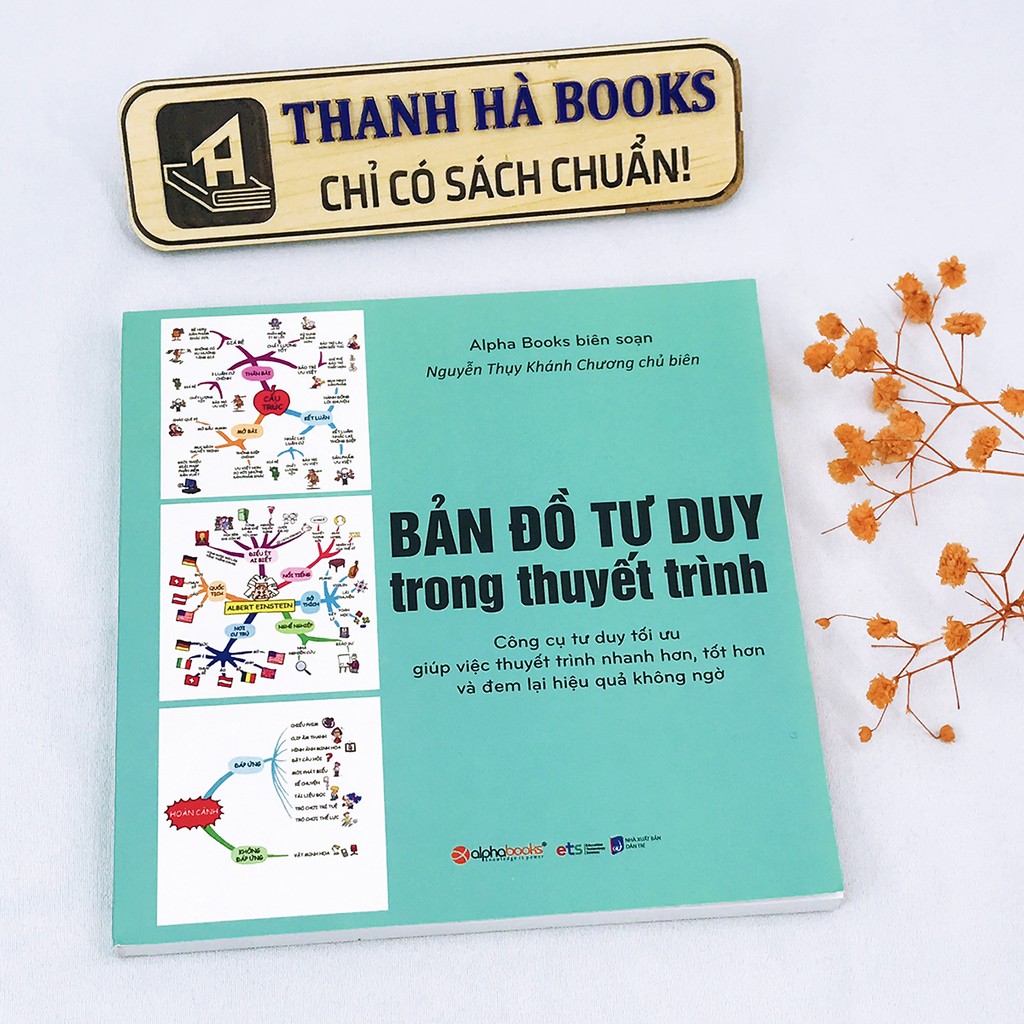 Sách - Bản Đồ Tư Duy Trong Thuyết Trình - Phao cứu sinh cho những ai đang gặp vấn đề về ghi nhớ logic- Thanh Hà Books