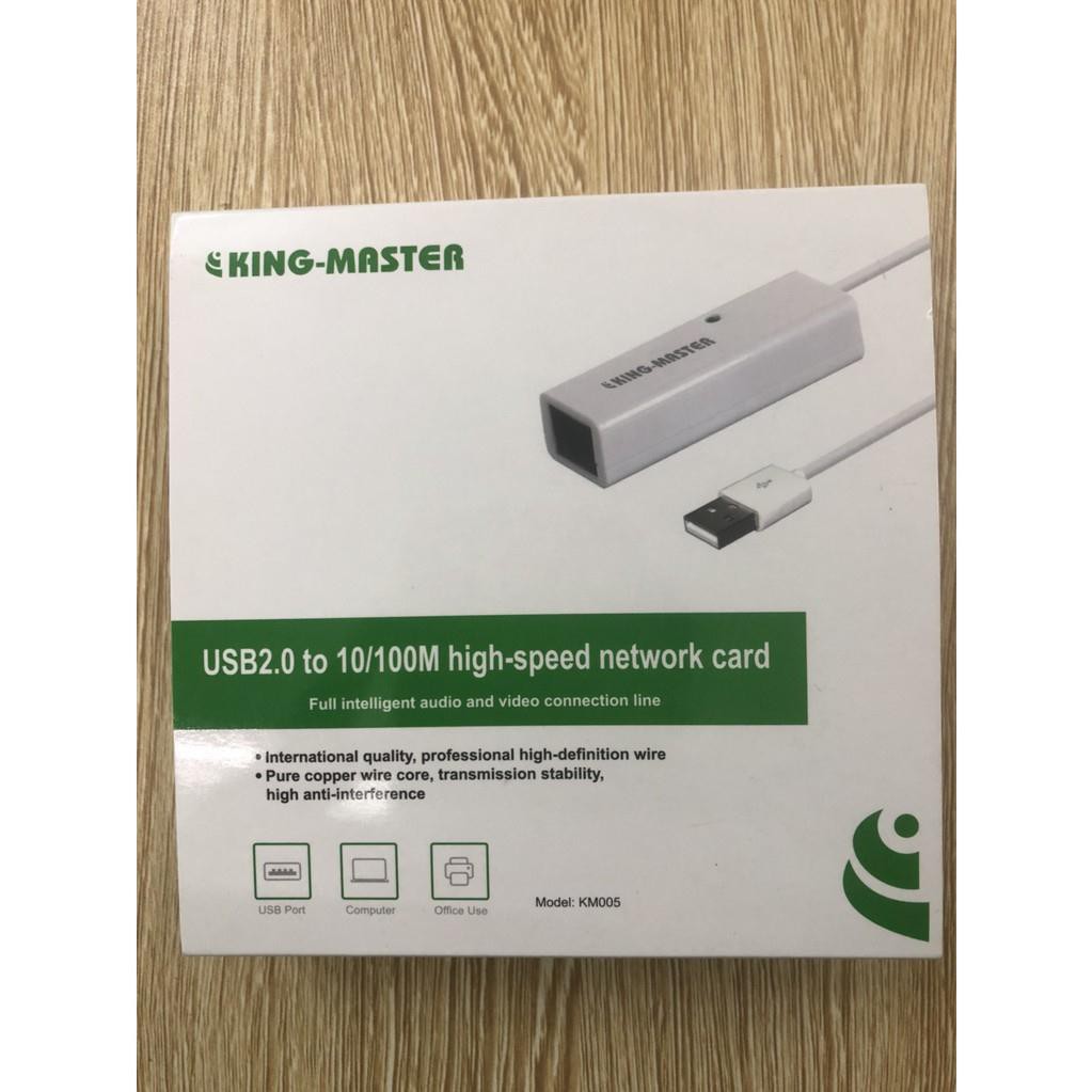 CÁP USB 2.0 ra LAN KINGMASTER (KM005)