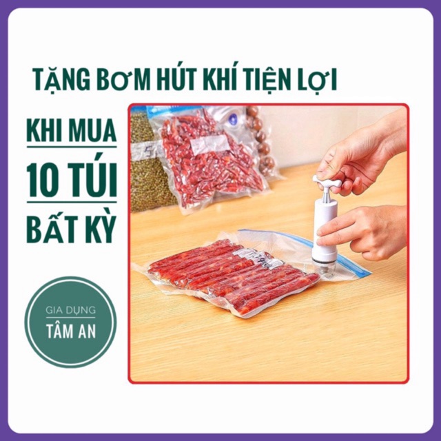 ✅ Túi hút chân không đựng thực phẩm - Chống thiu, mốc, hỏng thức ăn - AN TOÀN, SẠCH SẼ, GỌN GÀNG