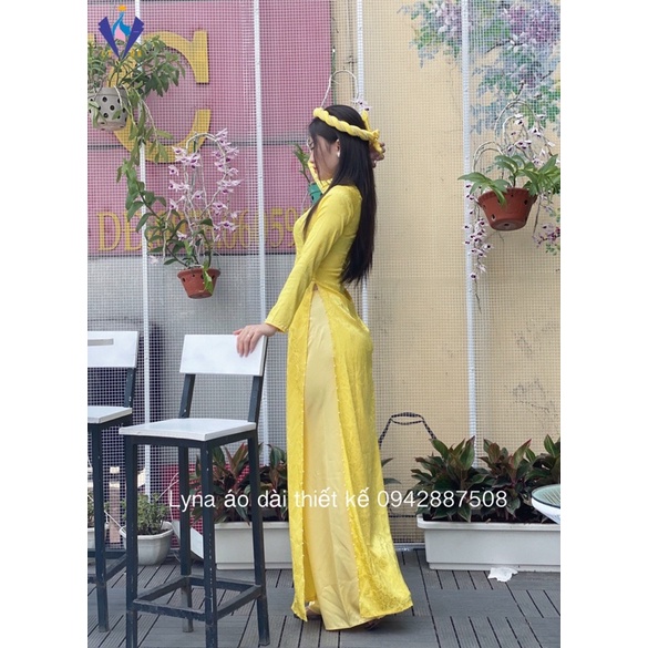 Áo dài đẹp, áo dài cưới sang trọng, đứng dáng