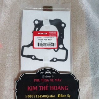 Gioăng (Ron) đầu Quy lát Winner , Sonic 150R ... CHÍNH HÃNG HONDA