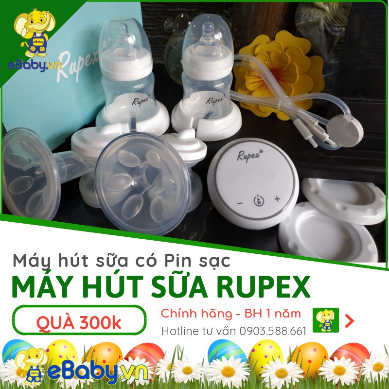 Máy hút sữa Rupex (có tích pin và Màn Hình)