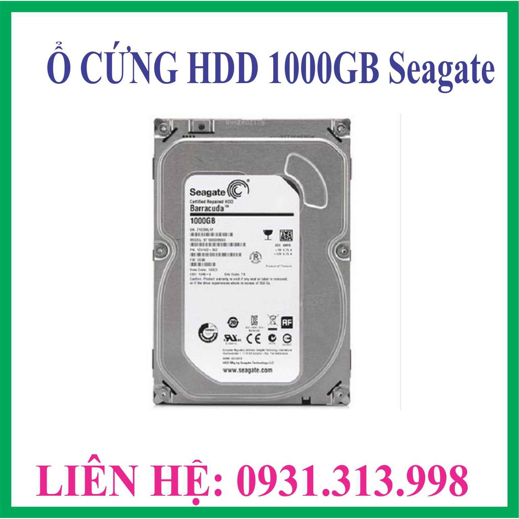 Ổ CỨNG HDD 1000GB SEAGATE