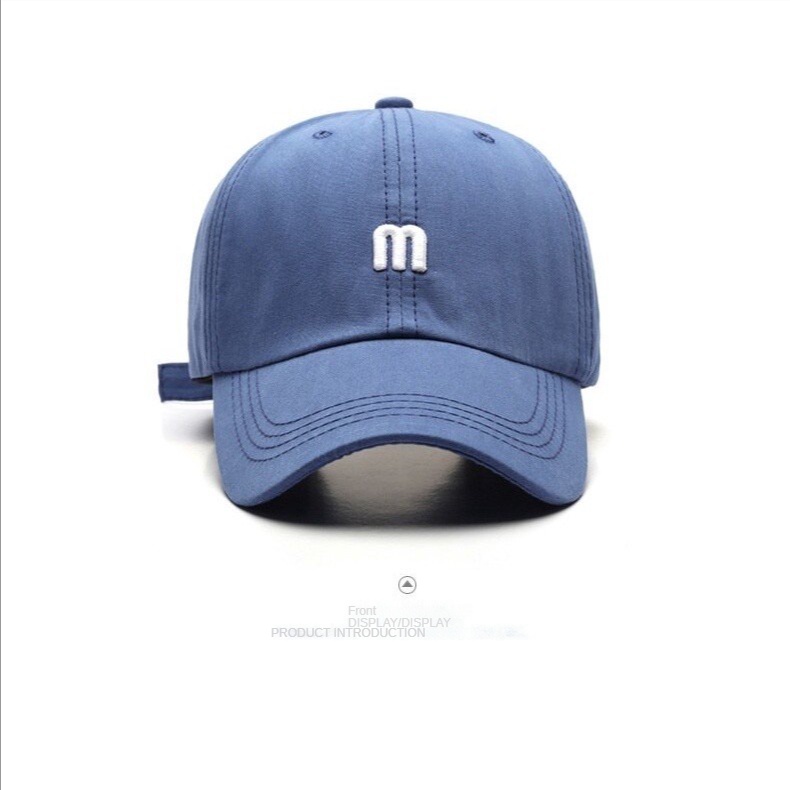 [ GYMEN ] Nón Lưỡi Trai Thể Thao Thêu Chữ M Đơn Giản Thời Trang Thể Thao Phong Cách âu Mỹ Streetwear In Côtton Cao Cấp Nhiều Màu Chuẩn Form Chạy Bộ Bóng Đá Cầu Lông Jogger