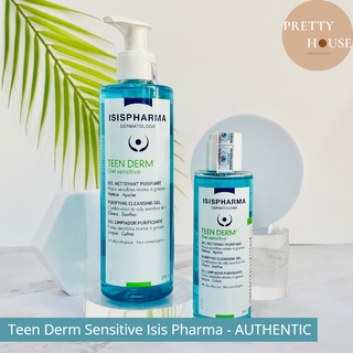 [DATE MỚI-PHÒNG KHÁM DA]Gel/Sữa Rửa Mặt Giảm Nhờn Ngừa Mụn Isis Pharma Teen Derm Gel Sensitive
