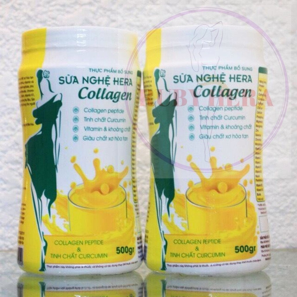 Sữa Nghệ HERA Collagen NC01 Đẹp Dáng -  Đẹp Da - Hỗ Trợ Đau Dạ Dày [CHÍNH HÃNG] (HỘP 500GRAM) | BigBuy360 - bigbuy360.vn