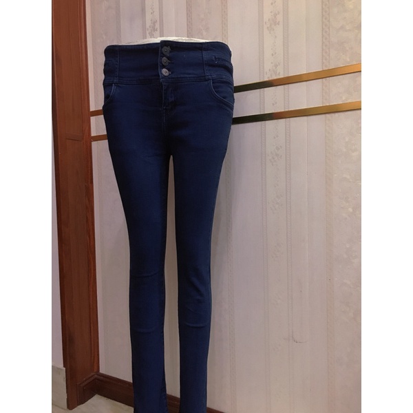 Quần Bò Skinny Chất Liệu Co Giãn Xả Cắt Mẫu Đồng Giá 90k