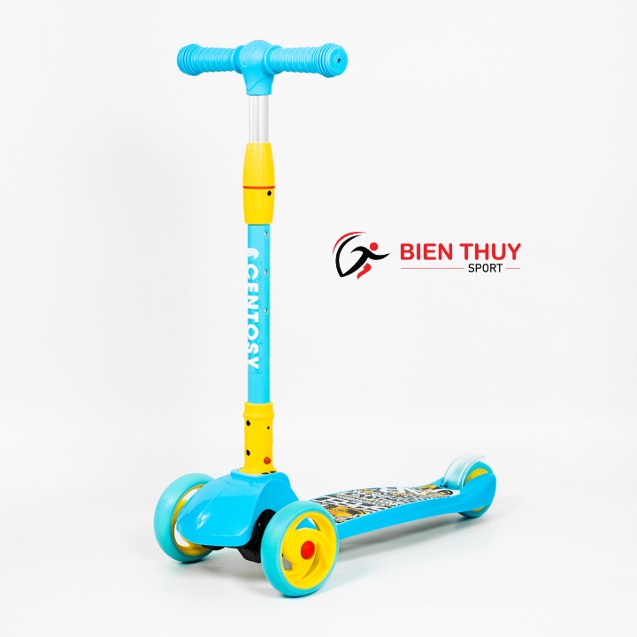 Xe Trượt Scooter MHBC 026 Có Đèn Trẻ Em [ Chính Hãng ] Tặng Bộ Bảo Vệ Chân Tay