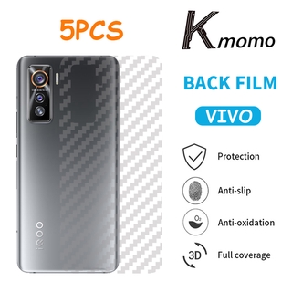Miếng Dán Mặt Sau Điện Thoại Bằng Sợi Cacbon Bảo Vệ Cho Vivo Iqoo 5 Pro U1 Z1 Z1X Neo3 3 Neo 855