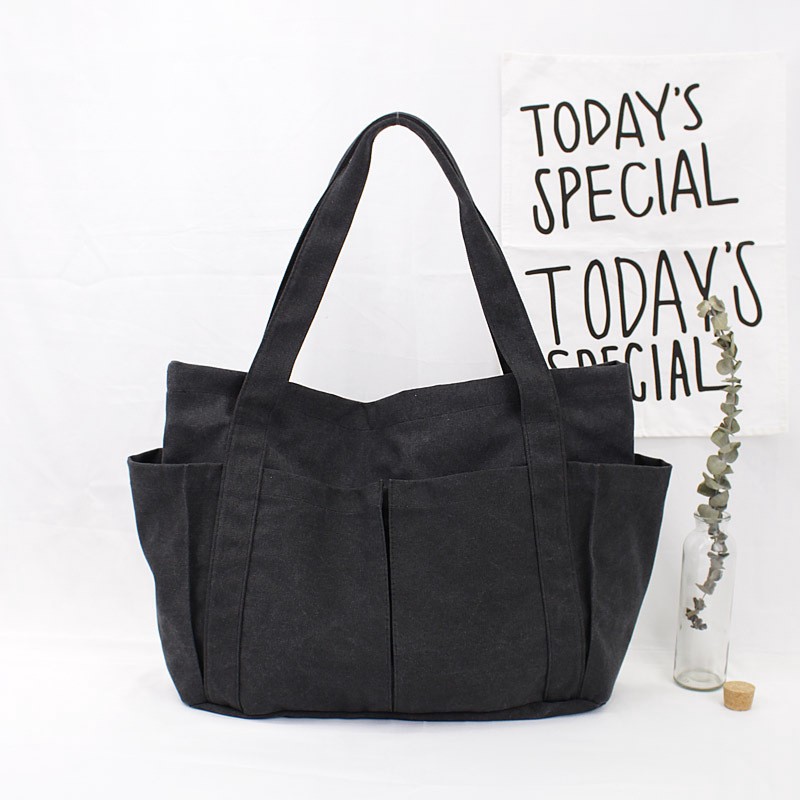 Túi vải thời trang canvas tote đựng đồ quần áo thời trang giá rẻ