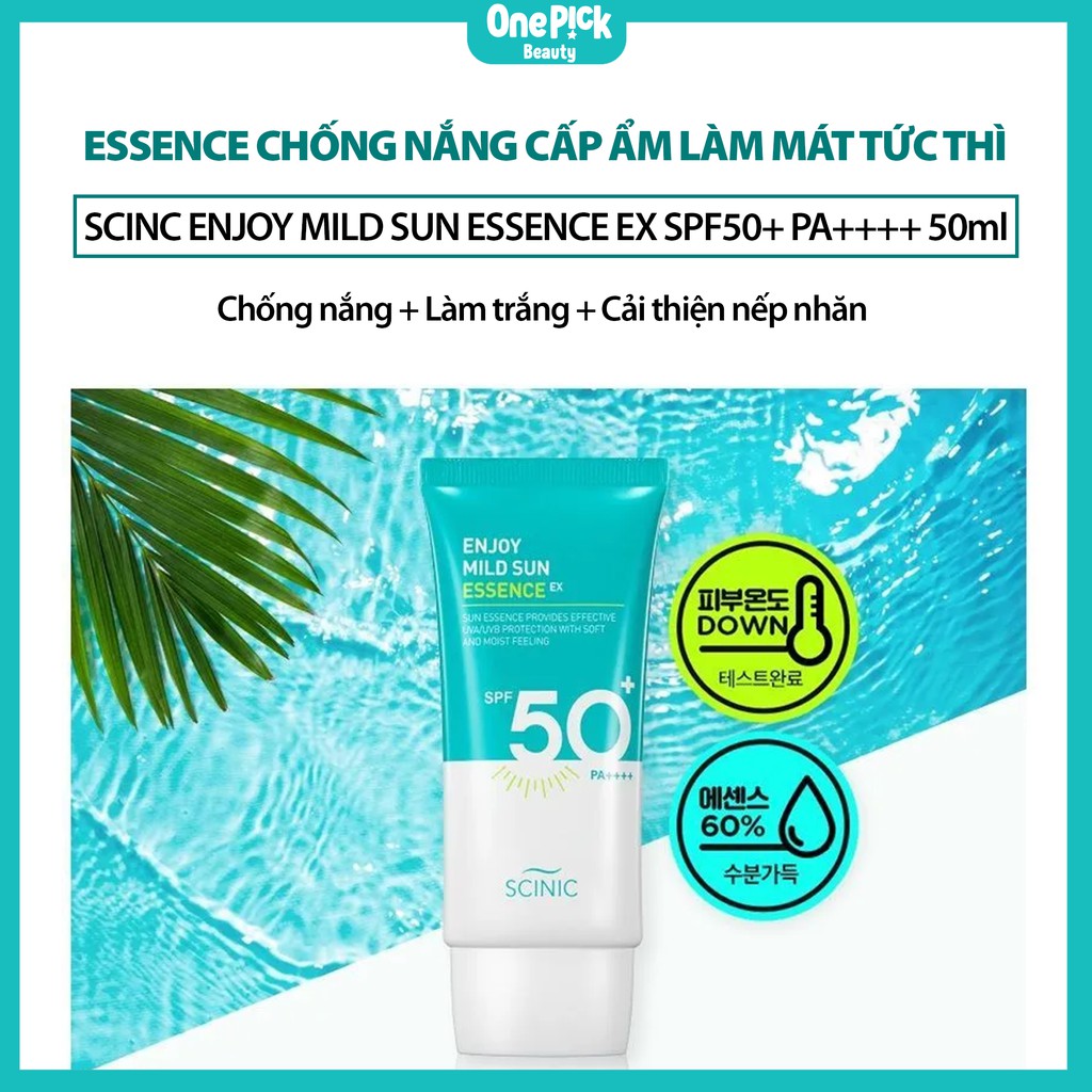 Tinh Chất Chống Nắng Làm Mát Da Thành Phần Tự Nhiên spf 50 + pa + + + Ngay Lập Tức