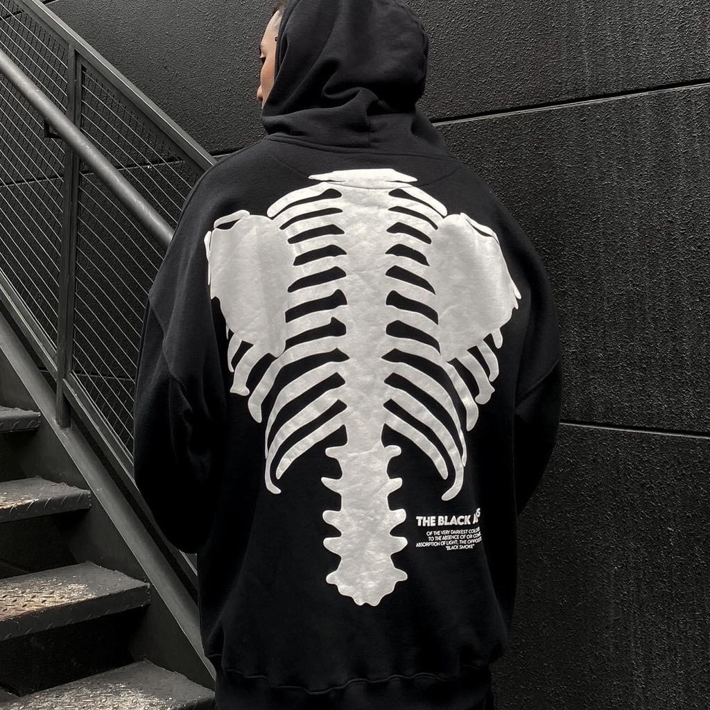 [FREESHIP] Áo Khoác HOODIE XƯƠNG Cực Chất Sweater Unisex Dày Dặn Ám Áp