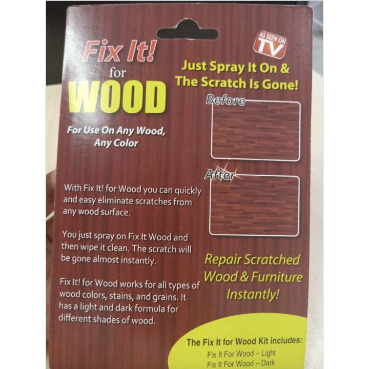 Chai xoá vết xước gỗ cao cấp Fix It For Wood