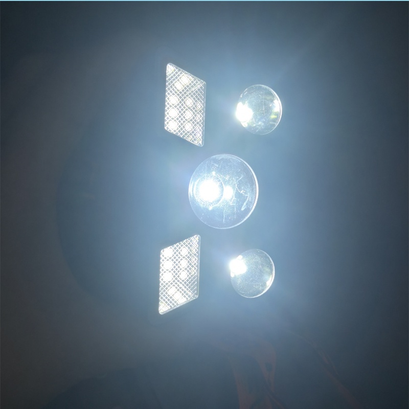 Đèn pin đeo đầu 5 bóng LED 4 chế độ tiện dụng