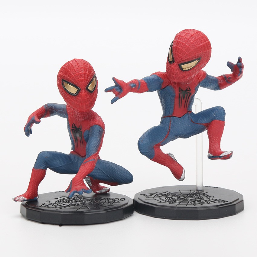 Set 4 mô hình đồ chơi nhân vật Spiderman trong phim The Avengers