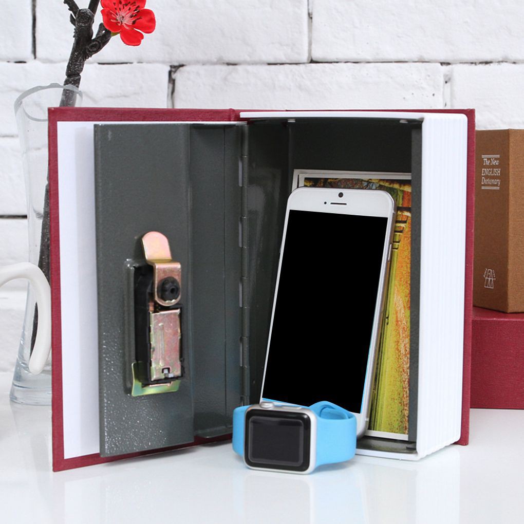 Hộp Đựng Tiền Hình Quyển Sách Kèm Chìa Khóa Độc Đáo