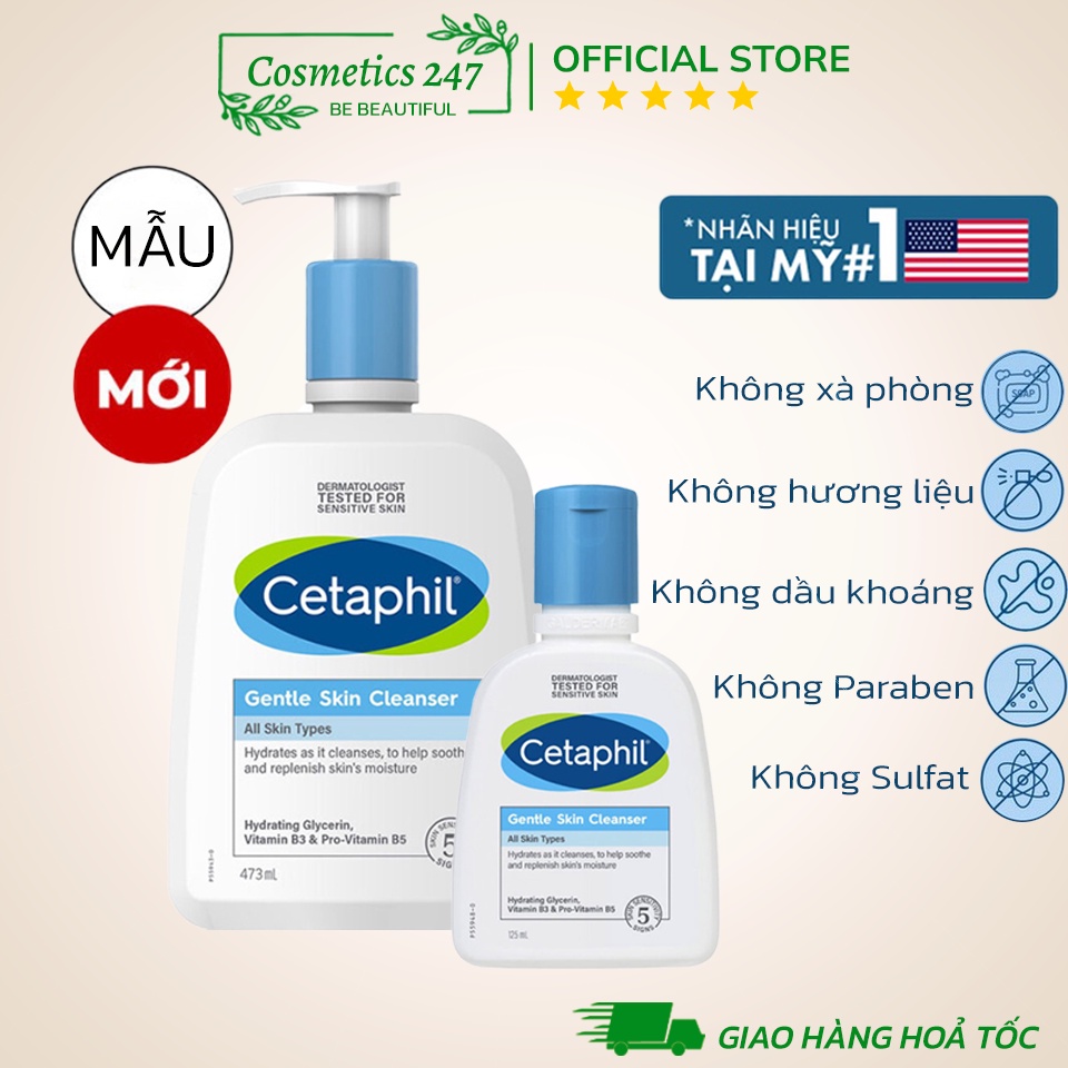 Sữa Rửa Mặt Cetaphil Gentle Skin Cleanser 500ml