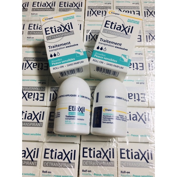 Lăn Khử Mùi Etiaxil Giảm Mồ Hôi Dành Cho Da Nhạy Cảm 15ml Màu Xanh