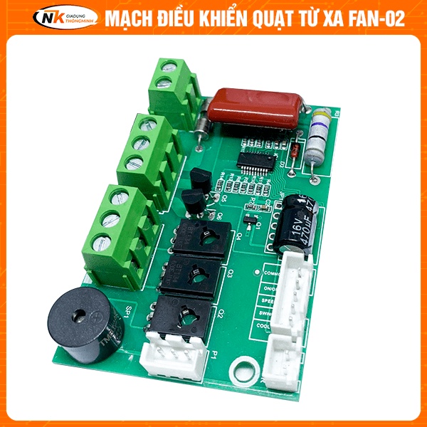 Mạch điều khiển quạt từ xa Fan-02, Mạch điều khiển quạt điều hòa, điều khiển quạt từ xa.