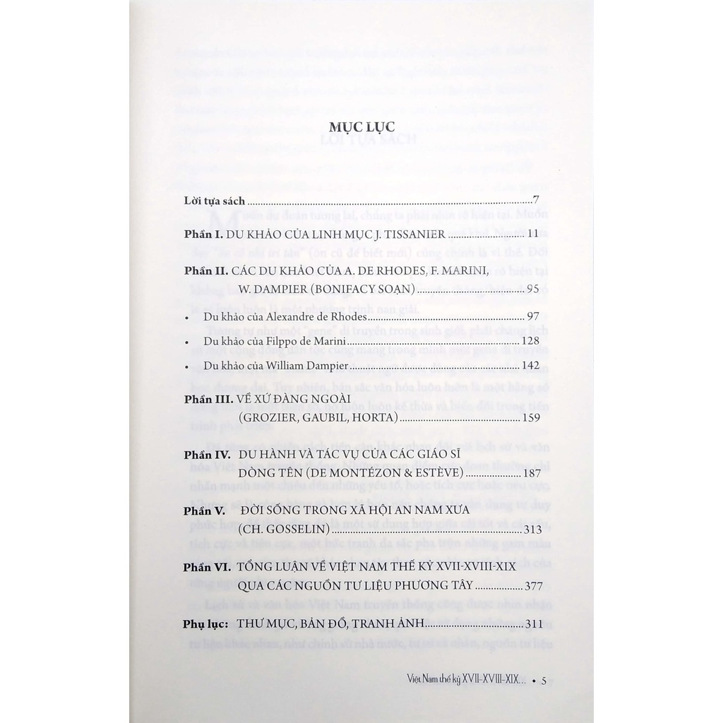 Sách Việt Nam Thế Kỷ XVII - XVIII - XIX