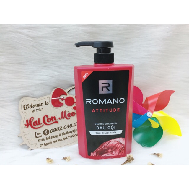 DẦU GỘI ROMANO ATTITUDE 650g