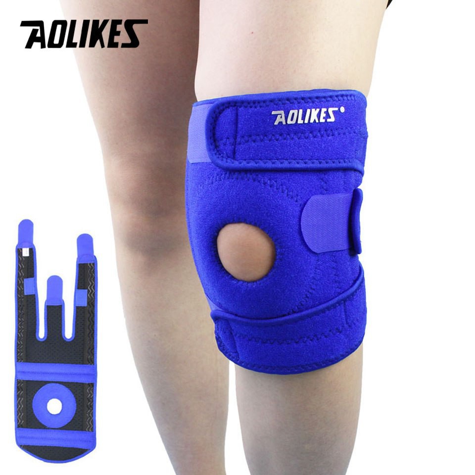 Đai quấn bảo vệ đầu gối thể thao AOLIKES A-7912 thoáng khí tránh xô lệch trệch khớp four spring sport knee support