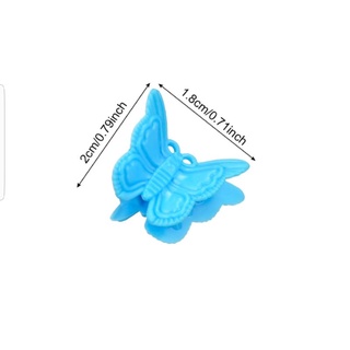 Sét 10 kẹp tóc càng cua mini hình bướm cho bé