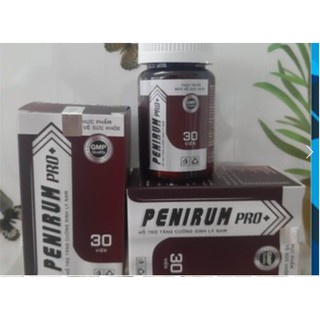Viên Uống Sinh Lý Penirum Pro+ - Tăng Phong Độ Nâng Bản Lĩnh - Chính Hãng Hộp 30 Viên Phiên Bản Cải Tiến