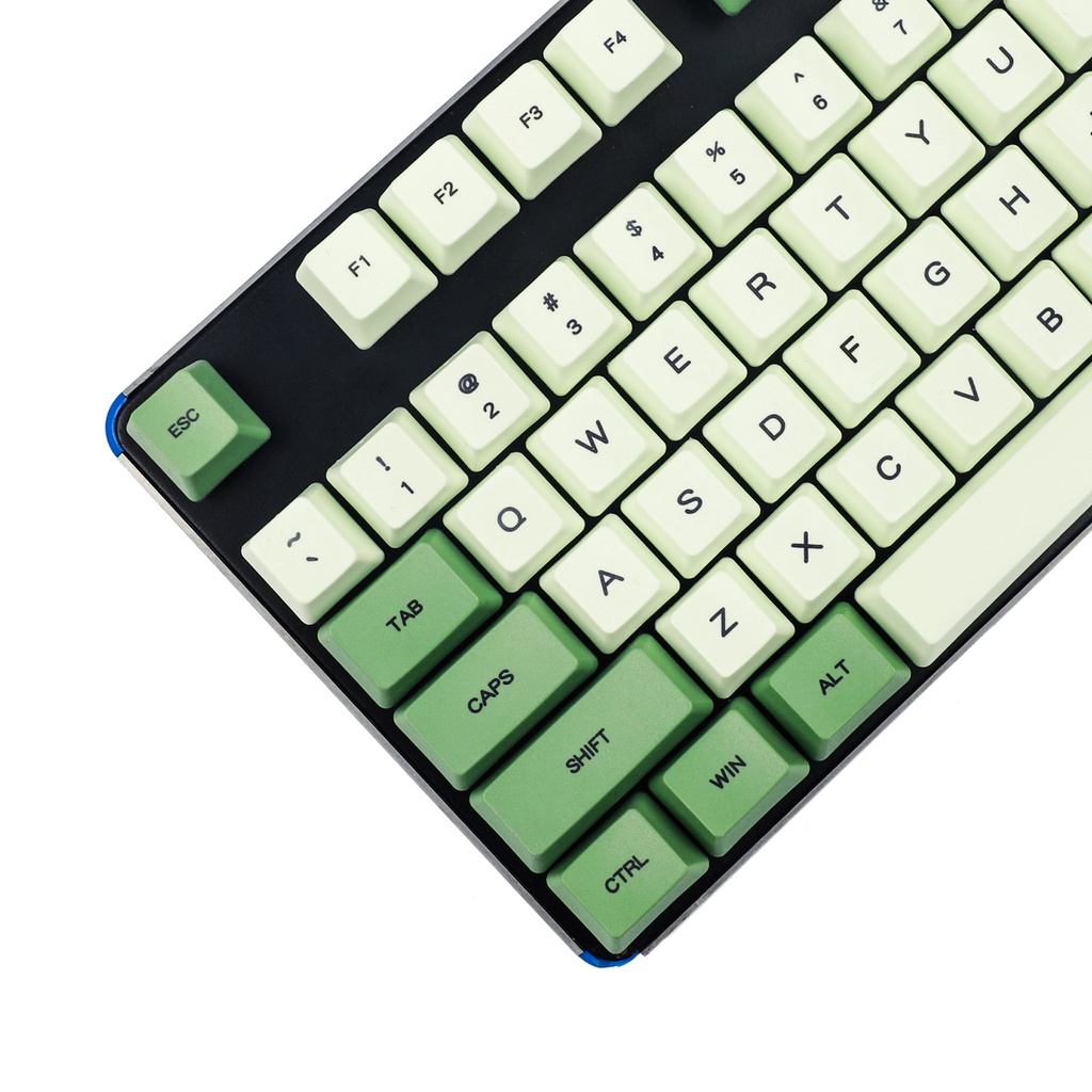 Nắp Đậy Bàn Phím OEM Màu Matcha Tiện Dụng | Vỏ Bọc Chìa Khóa Nhuộm Màu Bằng Nhựa PBT | Ansi ISO 61 64 68 84 87 96 | Bàn Phím Cơ MX DIY Chất Lượng Cao