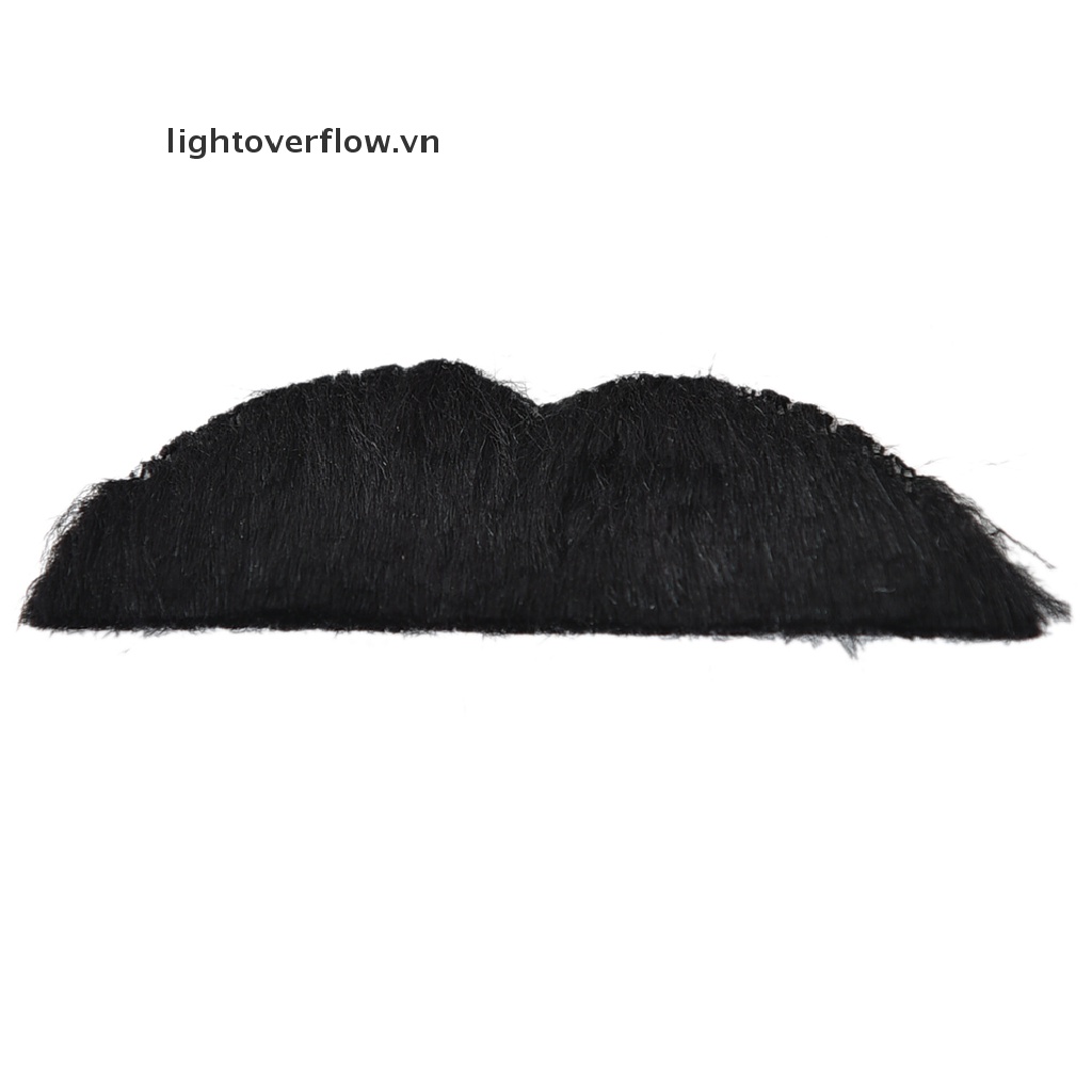 Bộ 12 Ria Mép Giả Màu Đen Vui Nhộn Hóa Trang Tiệc Halloween Cho Nam