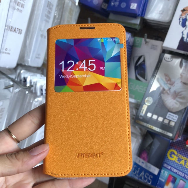 [Mã ELFLASH5 giảm 20K đơn 50K] Bao da Samsung Galaxy S5 cao cấp