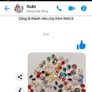 Đá gắn móng