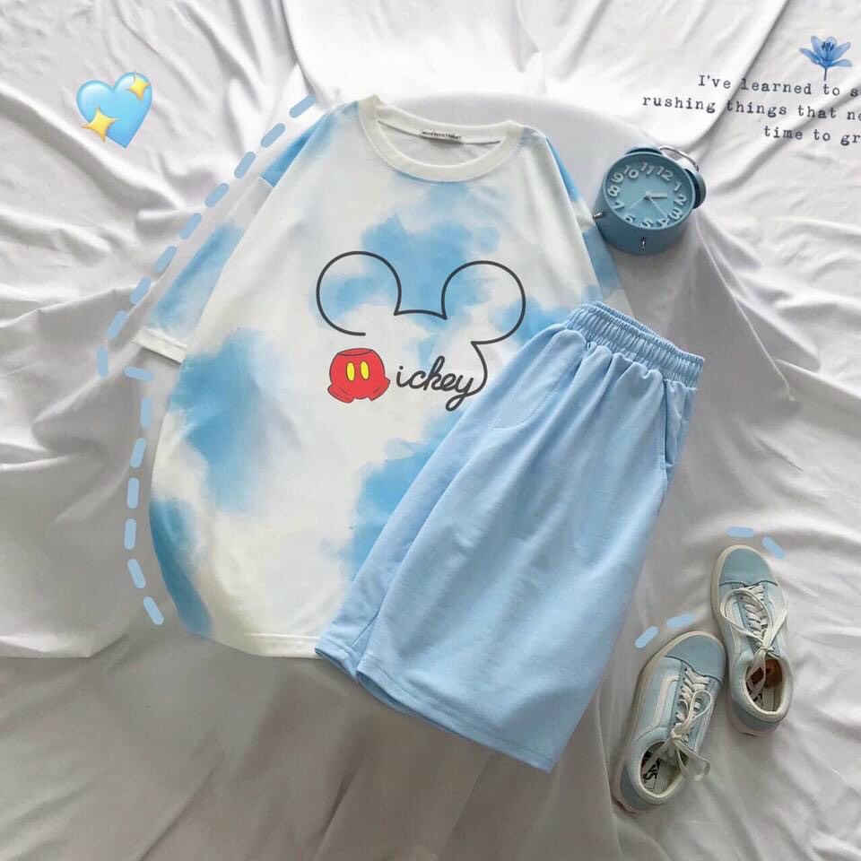 Đồ bộ hoạt hình form rộng Unisex BỘ LOANG NHIỀU MẪU Freesize dành cho nam nữ Molly Fashion | BigBuy360 - bigbuy360.vn