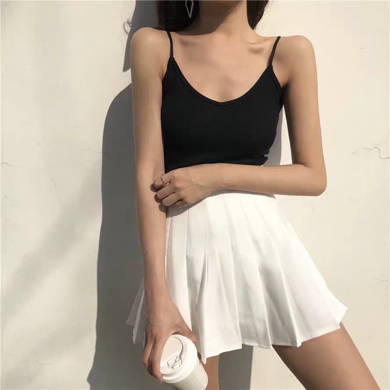 [Straw] Chân váy tennis basic ulzzang | BigBuy360 - bigbuy360.vn