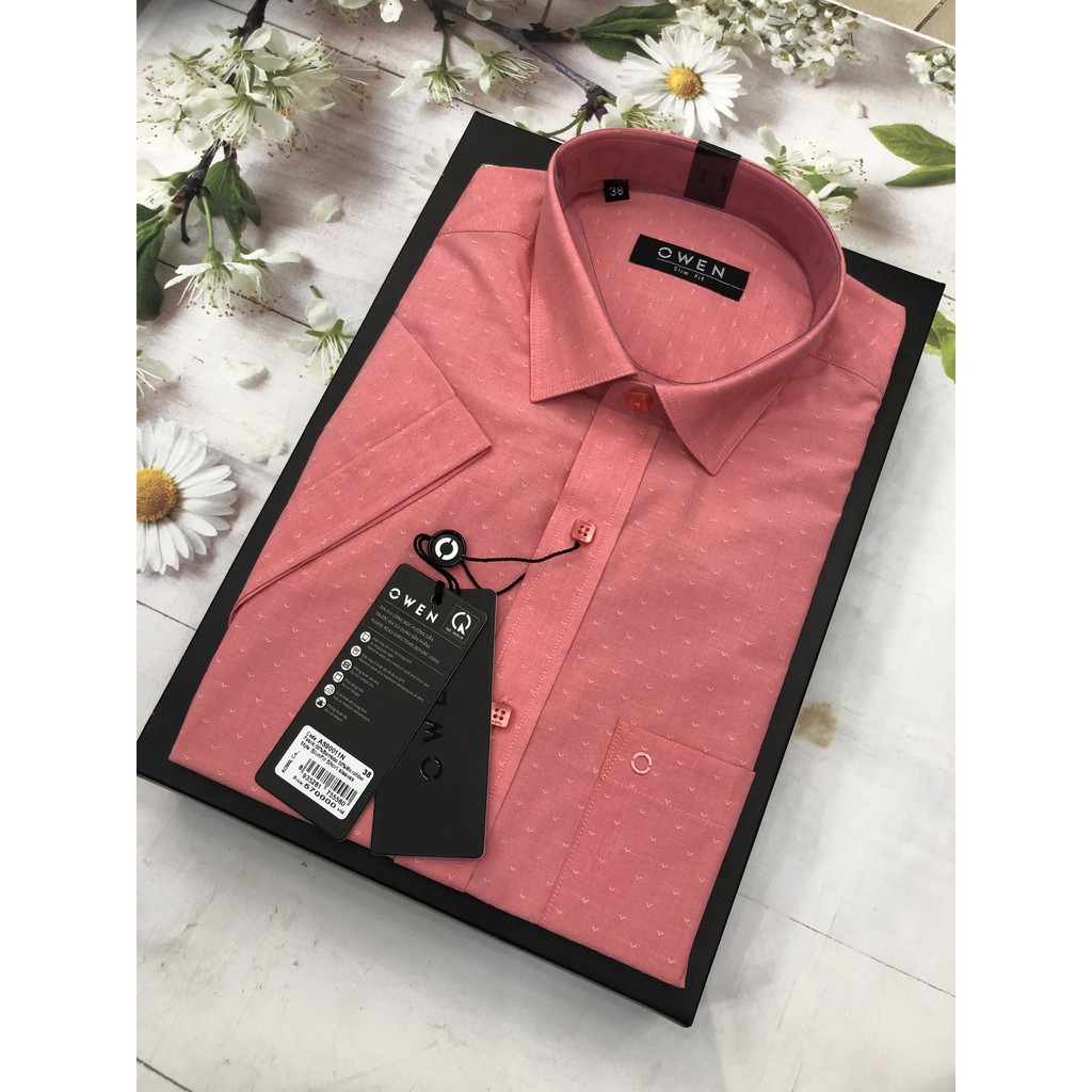 ÁO SƠ MI CỘC TAY OWEN MỚI NHẤT AS90011